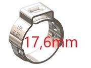 ABRAÇADEIRA AÇO INOX 17.6MM  (10PÇS)  ARI17507