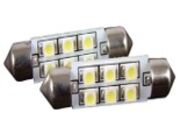 LAMP LED TORPEDO 36MM 4SMD 5050 BRANCA PAR YN03436