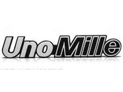 EMBLEMA FIAT ( UNO MILLE ) CROMO/AZUL 414AZ
