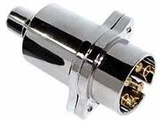 TOMADA MACHO 7 POLOS CROMO (PLASTICO) BRK0031