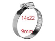 ABRAÇADEIRA SEM-FIM 14X22MM 9MM (20PÇS) MAB1422