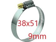ABRAÇADEIRA SEM-FIM 38X51MM 9MM (20PÇS) PAB3851P