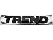 EMBLEMA VW ( TREND ) CROMO C/ PRETO  9655