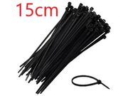 ABRAÇADEIRA NYLON 15CM 3,6MM (100PÇS) PRETA