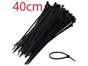 ABRAÇADEIRA NYLON 40CM 4,8MM (100PÇS) PRETA 13014