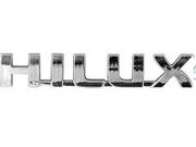 EMBLEMA TOYOTA ( HILUX ) 05/ GRANDE  CROMO 10911