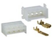 KIT CONECTOR 8 VIAS 6,3MM C/ TERMINAIS 1839