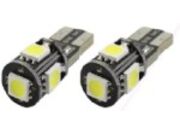 LAMP LED T10 5 SMD TORRE CAMBUS (PAR) YN-LH027