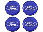 EMBLEMA CALOTA ( FORD ) 48MM AZUL RESINADO 48009