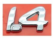 EMBLEMA FIAT (1.4) PALIO/ SIENA 11/... (CROMO)           J-1081
