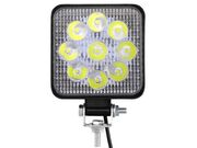 FAROL AUXI MILHA LED 27W 11CM QUADRADO SLW527S