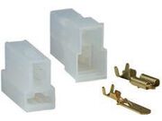 KIT CONECTOR 2 VIAS 6,3MM C/ TERMINAIS 1824