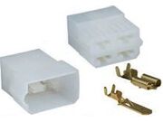 KIT CONECTOR 4 VIAS 6,3MM C/ TERMINAIS 1830