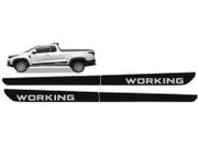 FAIXA LATERAL FIAT STRADA 21/.. (UNIVERSAL) PRETO 13131