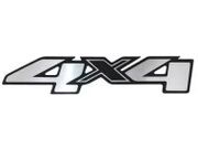 EMBLEMA GM ( 4X4 ) S10 12/.. ADESIVO CINZA  6942
