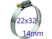 ABRAÇADEIRA SEM-FIM 22X32MM 14MM (10PÇS) ABC2232