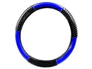 CAPA VOLANTE C/ MASSAGEADOR PRETA/AZUL N04