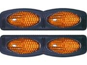 LUMINOSO PROTETOR PORTA BASE PRETA- LARANJA 16009