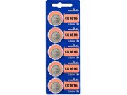BATERIA CR-1616 3V CARTELA C/ 5 UN  134P5
