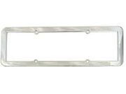 MOLDURA PLACA CROMADA LISA  T-054 02002