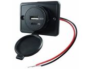 TOMADA USB VEICULAR BIVOLT UNIV. 12/24V DNI-0588