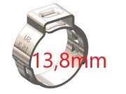 ABRAÇADEIRA AÇO INOX 13.8MM  (10PÇS)  ARI13807