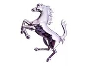 EMBLEMA ( CAVALO ) CROMO LE 8102
